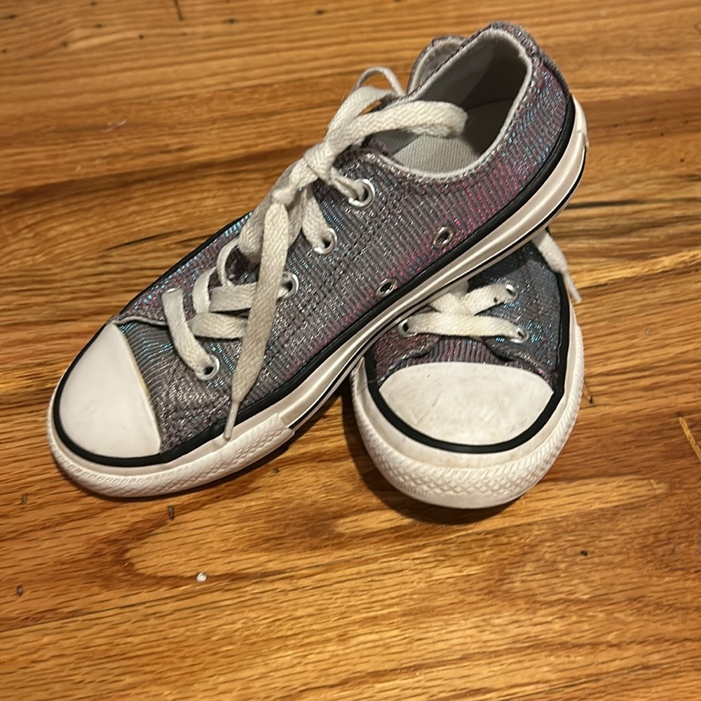 Purple Sparkle converse